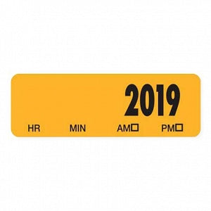 PDC Healthcare Spee-D-Date Labels - Spee-D-Date Label, 1/2" x 1/2", 2019 - B-SDD19