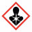 PDC Healthcare Hazard Labels - LABEL, HAZARD, COMM, 2X2, WHT / RED, 250RL - GHSP-7