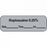 PDC Healthcare Chart Labels - 0.25% Ropivacaine Chart Label, 1-1/2" x 1/2", Gray - LAN-32D25