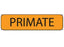 PDC Healthcare FormalinPermanent Warning Label - Primate, Label, Orange, 1-1/4" x 5/16" - MV01FO4192P