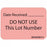 PDC Healthcare MedVision "Date Received" Label - Dated Received / Do Not Use This Lot Number, 1-7/16" x 1", Fluorescent Red - MV03FR0711