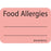 PDC Healthcare Multi-Dose Vial Labels - Food Allergy Label - MV03FR5467