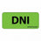 Brady Worldwide Removable Paper Labels - "DNI" Label, Removable Paper, Green, 240/Roll - MV04FG0009
