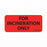 PDC Healthcare Permanent Paper Label - LABEL, PAPER, PERMANENT FOR INCINERATION - MV04FR0732