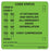 PDC Healthcare Label Paper - Code Status Label, Removable, 2-7/16" x 2-1/2", Green - MV05FG8811