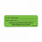 PDC Healthcare Label Paper - IV Labels, 1" x 3" with 1" Core, Green - MV06FG4452