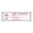 PDC Healthcare IV Tubing Labels - IV Tubing Label Set, 72 Hours, 15/16" x 3", White - N-243