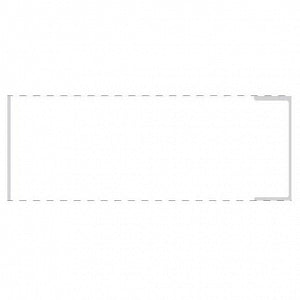 PDC Heal Cerner Direct Thermal Labels - Cerner Direct Thermal Label, White, with Notch, 4, 000/Roll - TD-1124N