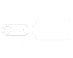 PDC Healthcare Ident-Alert Multipurpose Tags - Poly Tray Blank Tag, White, 8.5" x 2.5" - TSTAG1