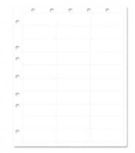 PDC Healthcare Laser Wristbands and Labels - Laser Labels with Holes, White, 1.5" x 1", 30/Sheet - WBW-X51