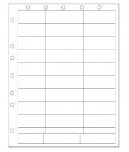 PDC Healthcare Laser Portrait Chart Labels - Laser Portrait Label Chart with Holes, White - WBW-X71