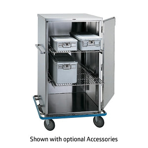 Pedigo Products Inc Closed Surgical Case Carts - Stainless Steel Surgical Case Cart, Cart Only, Size Small, 28-5/8" x 28-5/8" x 56" - CDS-233