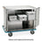 Pedigo CuVerro Handle Case Cart - Stainless Steel Closed Case Cart with 1 Wire Shelf and CuVerro Handles, 45.875" x 28.625" x 39" - CDS-242-CC