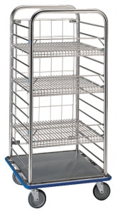Pedigo Products Multi-Purpose Carts - Multipurpose Stainless Steel Procedure Case Cart with Casters, No Back or Shelves, 29.75" x 29.75" x 62" - CDS-262