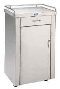 Pedigo Products Anesthesia and Treatment Cabinets - Treatment Cabinet with Casters, Small, 16" x 20" x 33" - P-5090