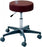 Pedigo Pneumatic Aluminum Stools - Exam Stool with Aluminum Base, 2" Casters, No Backrest, 19.5"-24" Pneumatic Hand Adjustment, Black - P-526-GS-BLK