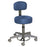 Pedigo Foot-Operated Pneumatic Stools - Exam Stool with Backrest and Casters, 19.5"-24.5" Pneumatic Foot Adjustment, Lake Blue - P-527-GS-LAKEBLUE