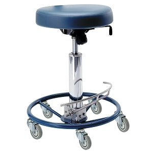 Pedigo Products Hydraulic 360° Rotation Surgeon's Chairs - Foot-Operated Hydraulic 360° Rotation Surgeon's Chair, No Backrest, Beige - P-6001-BGE