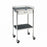 Pedigo Products Utility Tables - Stainless Steel Utility Table with Shelf, Guard Rails and 1 Drawer, 20" x 16" x 34" - SG-80-SS
