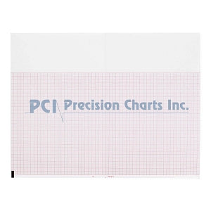 Precision Charts, Inc Recording Paper - ECG Thermal Paper for Burdick Eclipse 850, 216 mm x 138' - 007988