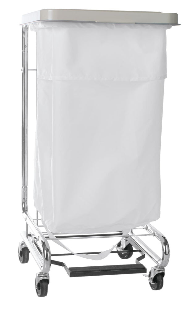 Medline 200 Denier Nylon Hamper Bags - Nylon Hamper Bag with Drawcord, Red, 25" - MDT021349RED