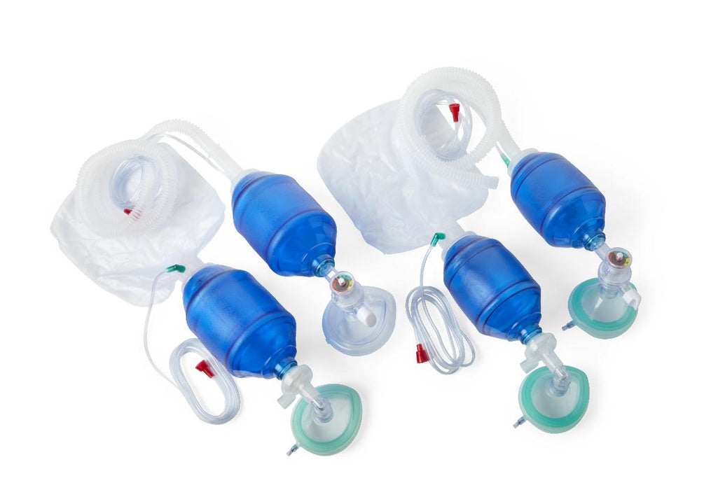 Medline Adult Bag Valve Mask (BVM) Manual Resuscitators - Adult Manual ...