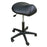 Oakworks Low-Height Premium Stool with Saddle Seat - STOOL, BLK BASE, SADDLE SEAT, CLAY - 60370-T18