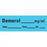PDC Healthcare Medication Labels - "Demerol" Tape Label, 1.5" x 0.5", Blue, 500/Roll - AN-46
