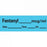 PDC Healthcare Tape / Label for Marcaine Anesthesia - "Fentanyl" Label Tape, 0.5" x 500", Blue - AN-7