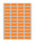 PDC Healthcare Patient Charge Labels - Patient Charge Piggyback Label, Laser, Orange, 3/4" x 1-3/4" - DPSL-PC5-6