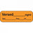 PDC Healthcare Chart Labels - Versed Label, Orange, 1-1/1" x 1/2" - LAN-149
