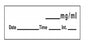 PDC Healthcare Chart Labels - Neostigmine Chart Label, White - LANS-15