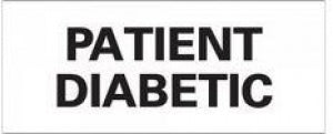 PDC Healthcare Diabetic Tapes / Labels - Diabetic Patient Tape - N-15
