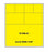 Brady Worldwide PDC Healthcare Thermal Labels - Thermal Label, Cerner Custom, Yellow, 4-1/2" x 4" - TD-PN6-SLY