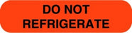 Centurion Centurion Pharmacy Auxiliary Labels - Fluorescent Red Wraparound Do Not Refrigerate Label - PHL20