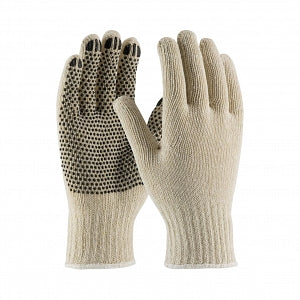 Protective Industrial Knit Cotton / Polyester Gloves - Seamless Cotton Glove, Large - 36-110PD/L