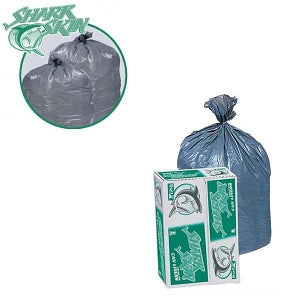 Inteplast Group Shark Skin Liners - Trash Bag, 30" x 36", 20-30 gal., Extra-Heavy-Duty, Gray - RX373XG