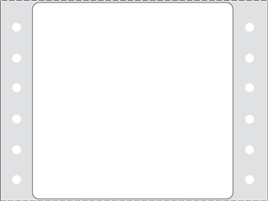Label Dot Matrix Paper Removable 3" X 2 15/16" White 2500 Per Case