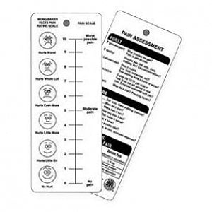 Pocket Nurse Pain Scale Assessment Card - Educational Pain Scale Assessment Card, for Instructional Use Only - 02-92-2500