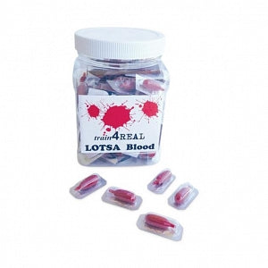 Pocket Nurse Train-4-Real Blood Gel Packs - GEL, BLOOD, PACK, 4ML - 14-17-9580