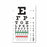 Pocket Nurse Snellen Eye Chart - Snellen Eye Chart, 22" x 10-1/2" - 02-31-50
