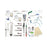 Pocket Nurse Pediatric Crash Cart Drawer 1 Refill Kits - CART, DRAWER, 5, REFILL, KIT - 06-44-7505