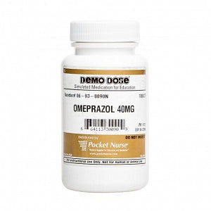 Pocket Nurse Demo Dose Omeprazol - Demo Dose Omeprazole Simulated Medication, for Instructional Use Only, Not for Human or Animal Use - 06-93-0090