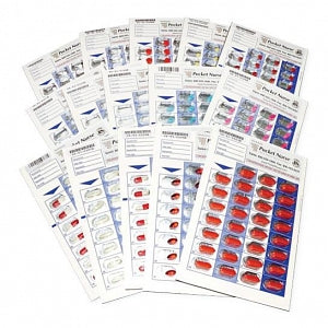Pocketnurse Demo Dose Long Term Medication Card Bundle - Demo Dose Long-Term Medication Card Bundle Simulated Medication, for Instructional Use Only, Not for Human or Animal Use - 06-93-0330