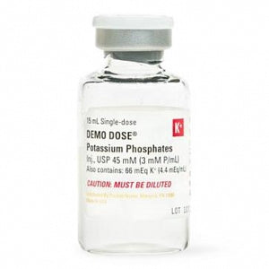 Pocket Nurse Demo Dose Potassim Phosphats - Demo Dose Potassium Phosphate, 15 mL Simulated Medication, for Instructional Use Only, Not for Human or Animal Use - 06-93-0415