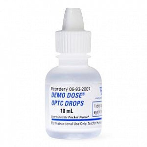 Pocket Nurse Demo Dose Optc Drops (Simulated Optic Drops) - Demo Dose Optc Drops, 10mL, for Instructional Use Only, Not for Human or Animal Use - 06-93-2007