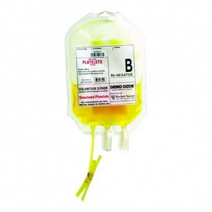 Pocket Nurse Demo Dose Simulated Blood Platelets - Demo Dose Simulated Platelets, B Rh Negative, Simulated Medication, for Instructional Use Only, Not for Human or Animal Use - 06-93-6202