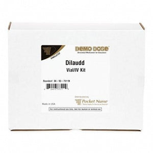 Pocketnurse Demo Dose Dilaudd Vial / IV Kit - Demo Dose Dilaudd Vial / IV Kit, for Instructional Use Only, Not for Human or Animal Use - 06-93-7511