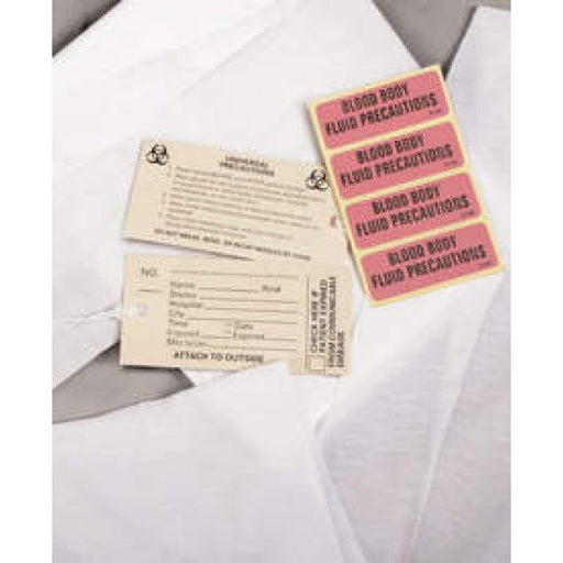 Cadevar Adult Shroud Sheet Kit Includes A Plastic Shroud Sheet, Three 36" Ties, Two 60" Ties, Three Id Tags, And A Cellulose Chin Strap 54" X 108" 24/Case