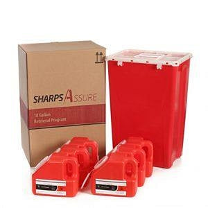 Post Medical Sharps Containers - Sharps Container Kit, 1 x 18 gal. Con ...